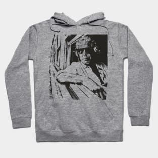 Anthony Bourdain Black Pencil Hoodie